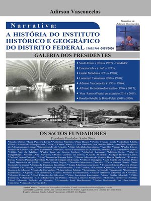 cover image of Narrativa sobre a História do Instituto Histórico e Geográfico do Distrito Federal, Comissão de História e Geografia, Comissão de História Oral